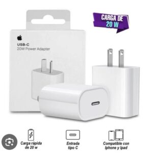 Cargador 20W para iPhone – Carga rápida